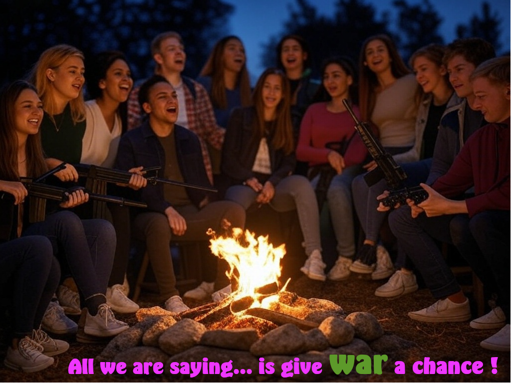 All we are saying .. is give war a chance.